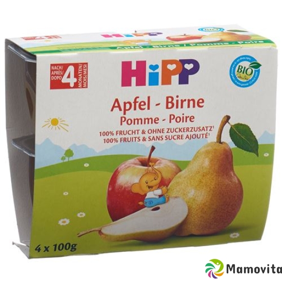 Hipp Fruchtpause Apfel Birne 4x 100g buy online