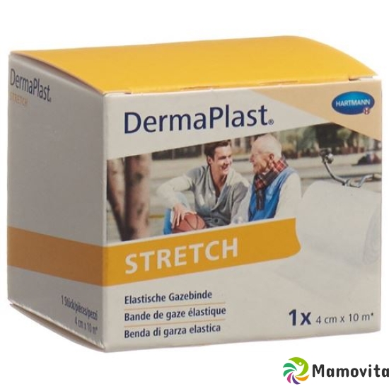 Dermaplast Stretch Gazebinde 4cmx10m Weiss buy online