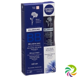 Klorane Bleuet Augencreme Roll-On 15ml + Lotion