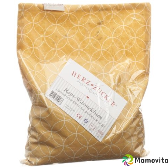 Herzzucker rapeseed warming pillow 26x21cm Kyoto Yellow buy online