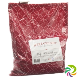 Herzzucker rapeseed warming pillow 26x21cm Kyoto Red