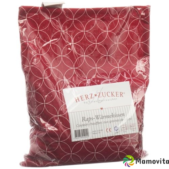 Herzzucker rapeseed warming pillow 26x21cm Kyoto Red buy online