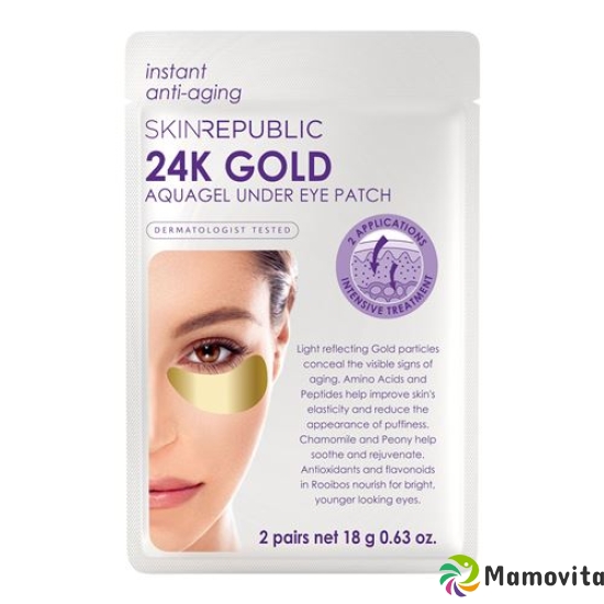 Skin Republic Gold Aquagel Under Eye Patches Beutel buy online