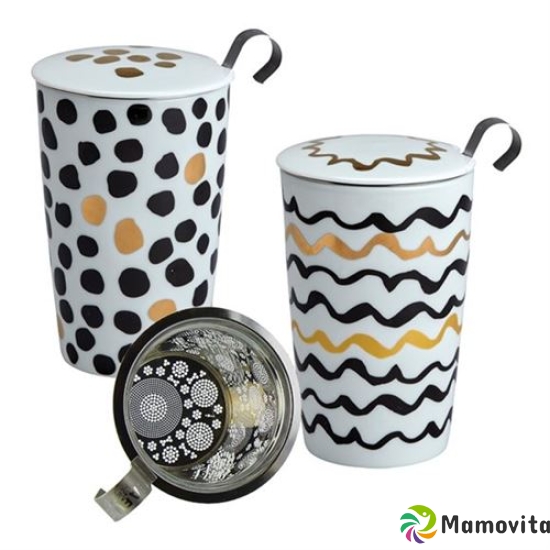 Herboristeria Tasse Waves & Dots mit Sieb Ass buy online