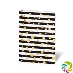 Herboristeria Notizbuch Black Lines/gold Leer