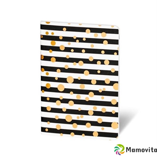 Herboristeria Notizbuch Black Lines/gold Leer buy online