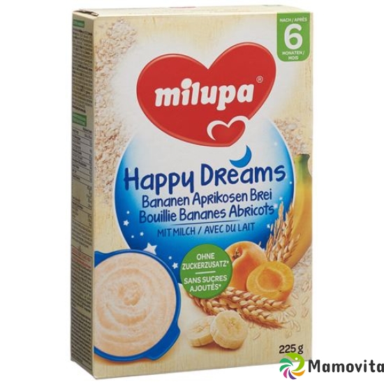 Milupa Happy Dreams Bananen Aprikosen Brei 225g buy online