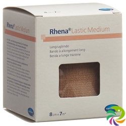 Rhena Lastic Medium 8cmx7m Hautfarbig 10 Stück