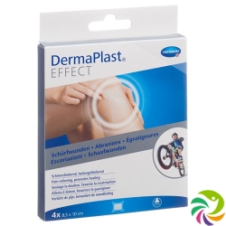 Dermaplast Effect Abrasive Wound Plasters 8.5x10cm 4 Pieces