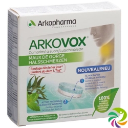 Arkovox Lutschtabletten 2-phasen Minze-Eukalypt 20 Stück