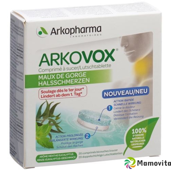 Arkovox Lutschtabletten 2-phasen Minze-Eukalypt 20 Stück buy online