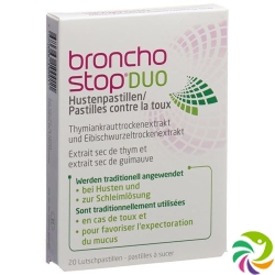 Bronchostop Duo Hustenpastillen 40 Stück