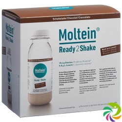 Moltein Ready2shake Schokolade 6 Flasche 24g