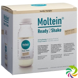 Moltein Ready2shake Vanille 6 Flasche 24g