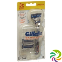 Gillette Skinguard Sensitive razor with 3 blades limited