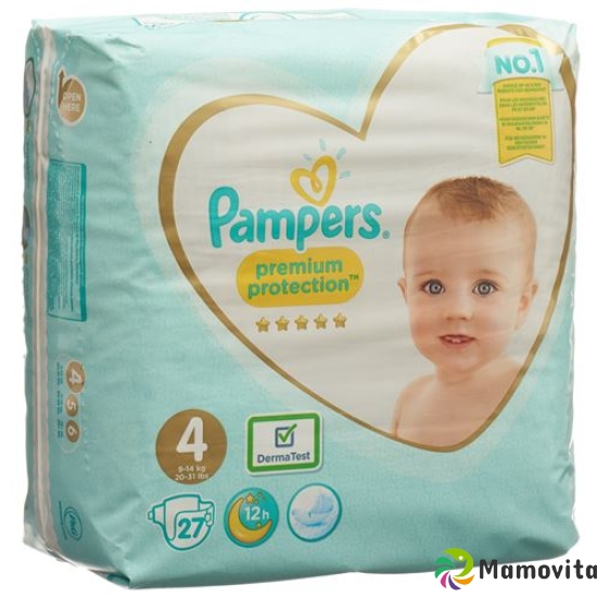 Pampers Prem Prot Grösse 4 9-14kg Maxi Einzelp 27 Stück buy online