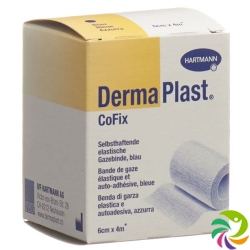 Dermaplast Cofix Gauze Bandage 6cmx4m Blue