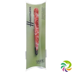 Hausmann Tweezers Slanted Roses Pink Design Roses