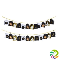 Herboristeria Advent Calendar In Fabric Black-Gold