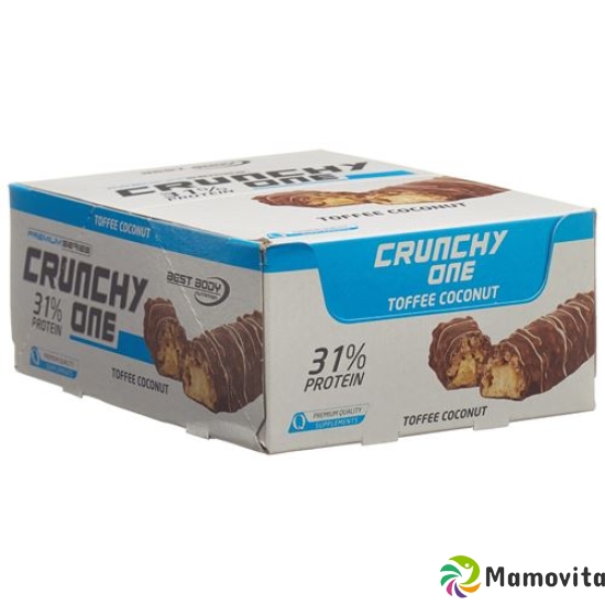 Best Body Crunchy One Bar Toffee Coconut 15x 51g buy online