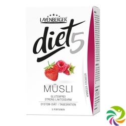 Layenberger Diet5 Muesli Himbeer-Erdbeer 5x 45g