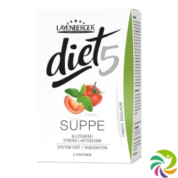 Layenberger Diet5 Suppe Tomate-Basilikum 5x 50g