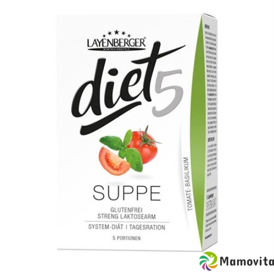 Layenberger Diet5 Suppe Tomate-Basilikum 5x 50g buy online