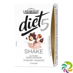 Layenberger Diet5 Shake Schoko-Nuss 5x 47g