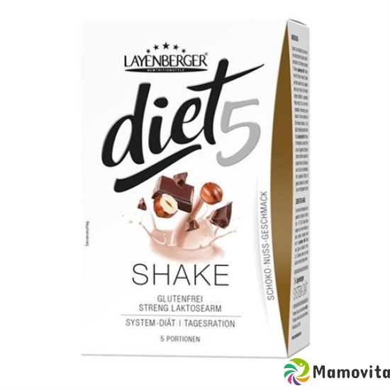 Layenberger Diet5 Shake Schoko-Nuss 5x 47g buy online