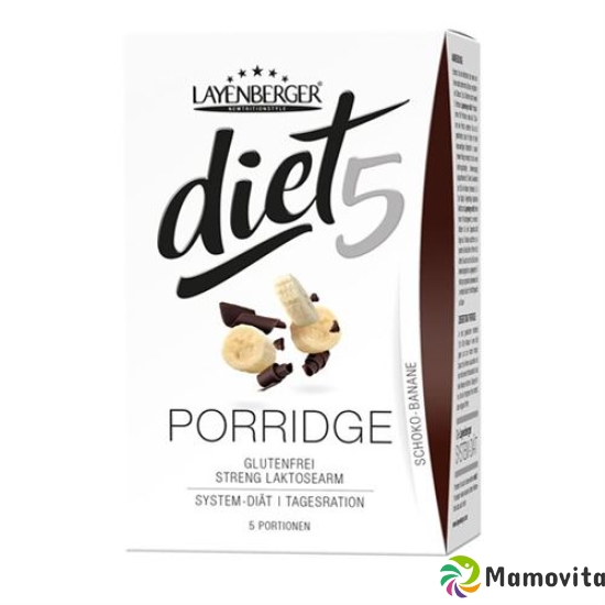 Layenberger Diet5 Porridge Schoko-Banane 5x 50g buy online