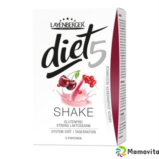 Layenberger Diet5 Shake Kirsch-Johannisb 5x 47g buy online