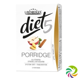 Layenberger Diet5 Porridge Apfel-ingw-zi 5x 50g