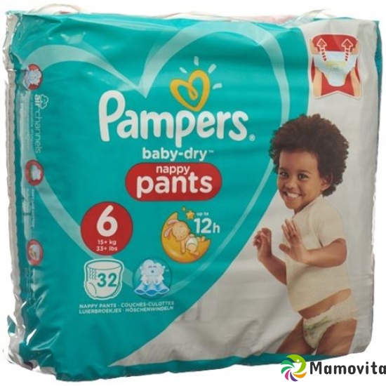 Pampers Baby Dry Pants Grösse 6 15+kg Ex La Spa 33 Stück buy online