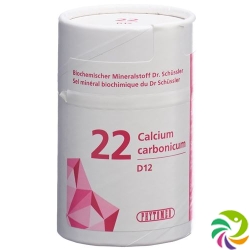 Phytomed Schüssler Nr. 22 Cal Carb Tabletten D 12 500g