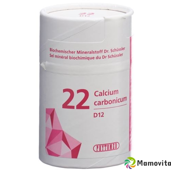 Phytomed Schüssler Nr. 22 Cal Carb Tabletten D 12 500g buy online