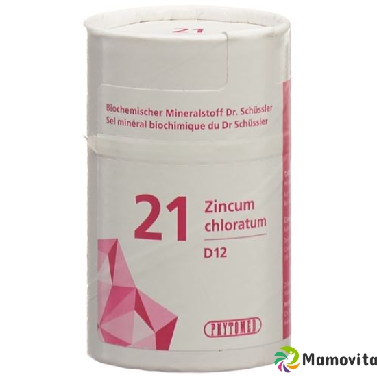 Phytomed Schüssler Nr. 21 Zinc Ch Tabletten D 12 500g buy online