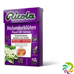 Ricola Holunderblüten Bonbons Oz M Stevia Box 50