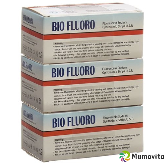 Biofluoro Fluorescein Ophtalmic Strips 100 Stück buy online