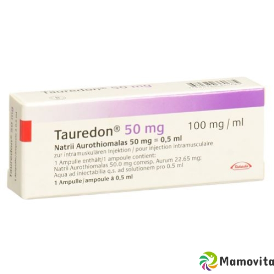 Tauredon Injektionslösung 50mg/0.5ml Ampullen 0.5ml buy online