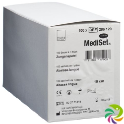 Mediset IVF Zungenspatel Holz 15cmx18mm 100 Beutel