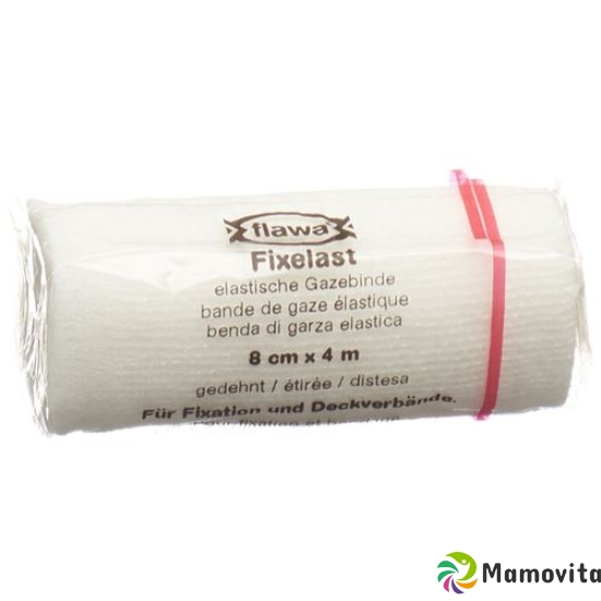 Flawa Fixelast gauze bandage 4mx8cm white Cellux buy online