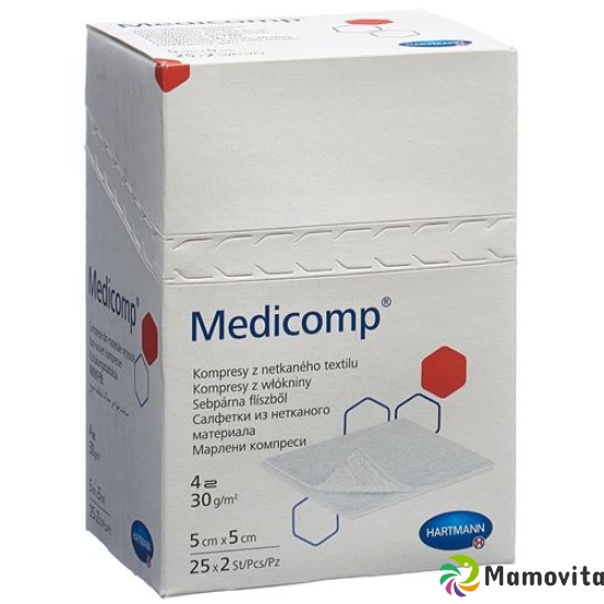 Medicomp Vlieskompressen 5x5cm Steril 25 Beutel 2 Stück buy online