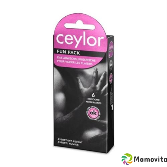 Ceylor Fun Pack condoms with reservoir 6 pieces buy online