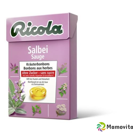 Ricola Salbei Bonbons ohne Zucker M Stevia Box 50g buy online