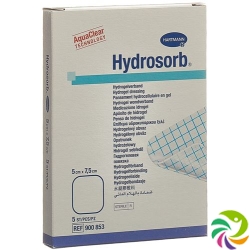 Hydrosorb Hydrogel Verband 5x7.5cm Steril 5 Stück