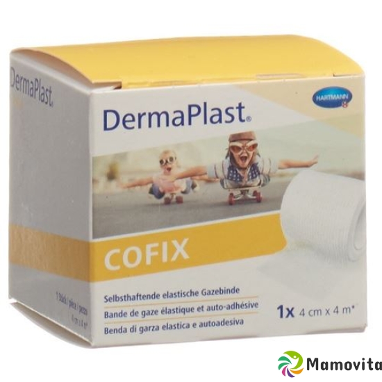 Dermaplast Cofix gauze bandage 4cmx4m white buy online