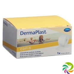 Dermaplast Cofix Gauze Bandage 4cmx20m White