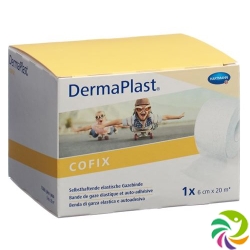 Dermaplast Cofix Gauze Bandage 6cmx20m White