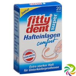 Fittydent Super Hafteinlagen Comfort 20 Stück