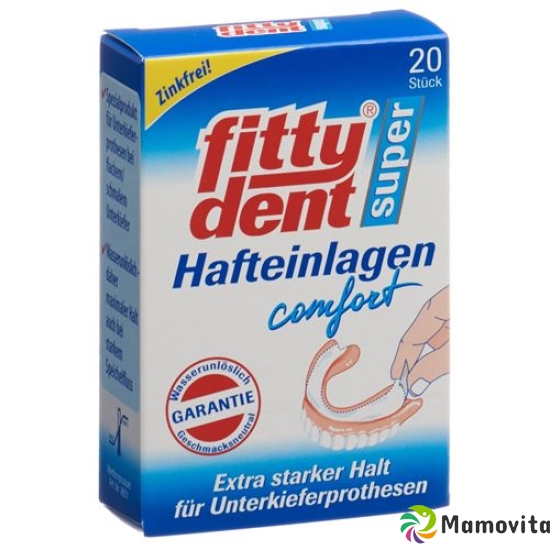 Fittydent Super Hafteinlagen Comfort 20 Stück buy online